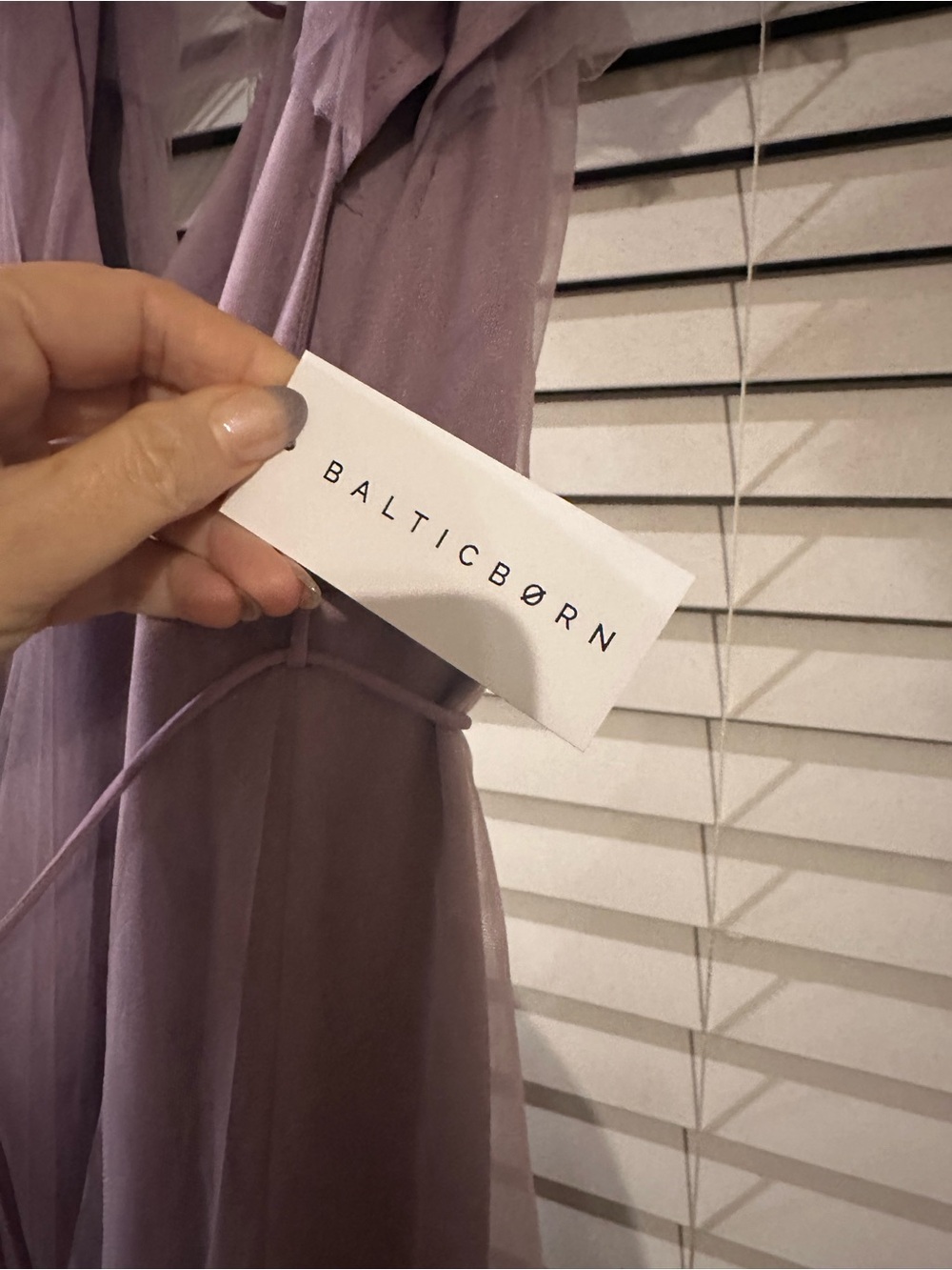 Baltic Born Annabella Tulle Dress | Lavender Size L - Picture 6 of 8